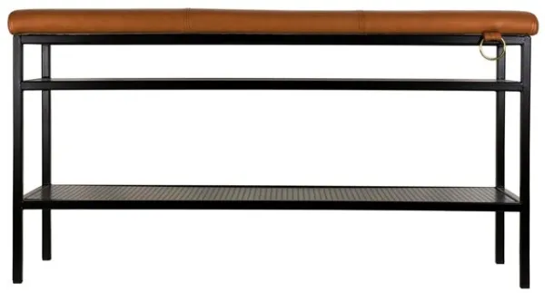 Maze Nancy Bank Zwart/Cognac