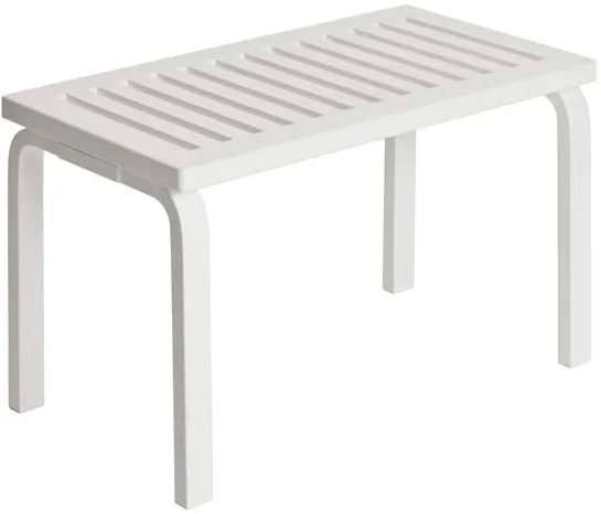 artek 153 Bank Size B L72,5 cm Wit Gelakt Berkenhout