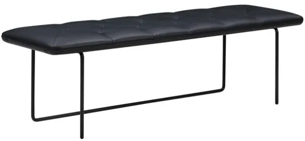 Wendelbo Tip Toe Bank 45x155 Parma Zwart