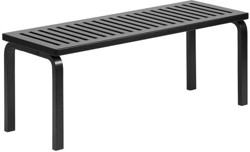 artek 153 Bank Size A L112,5 cm Zwart Gelakt Berkenhout