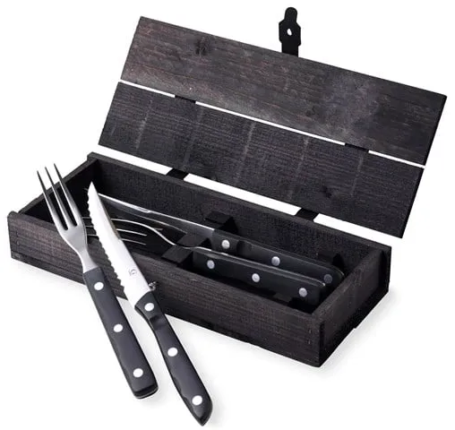 Gense Old Farmer Black steak/grill bestek 4 stuks