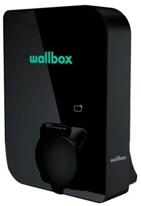 Wallbox Copper SB laadkast met Wi-Fi 11 kW Type 1 en 2, zwart