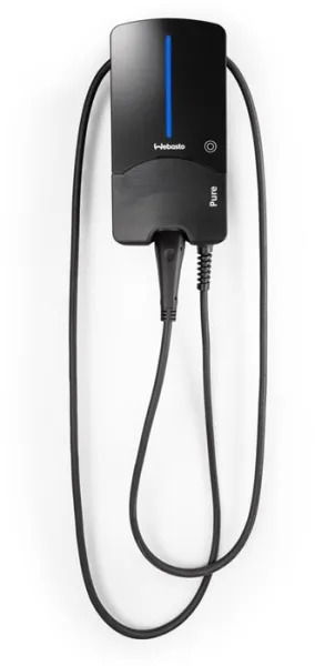 Webasto Pure Laadbox 11 kW Type 2 Black Edition met 7 m kabel - Geïntegreerde Type B aardlekschakelaar