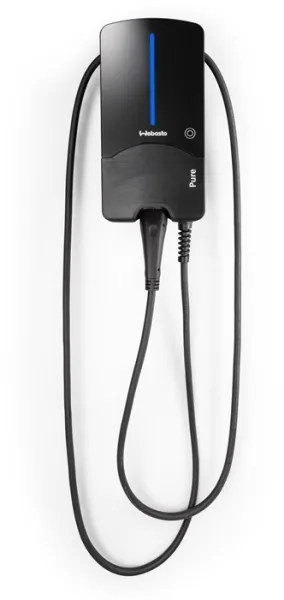 Webasto Pure Laadbox 22 kW Type 2 Black Edition, met 7 m kabel - Geïntegreerde Type B aardlekschakelaar