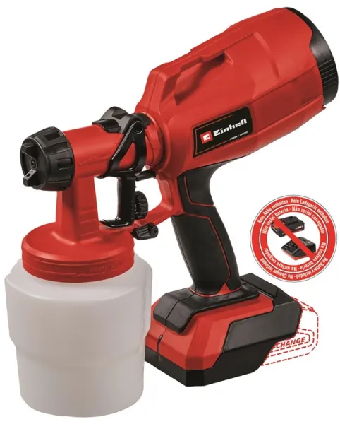 Einhell TC-SY 18/60 Li accu verfspuit 18 volt zonder batterij en lader