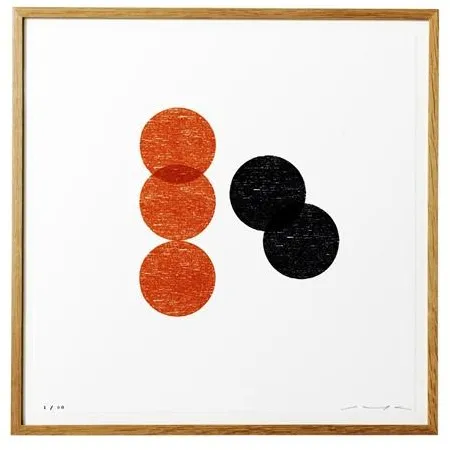 Motarasu Wood Works Imprint 3 Zwart en Rood