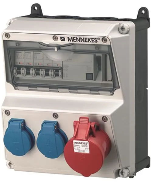 Mennekes AMAXX paneel schuko 5-polig 16Aol IP44